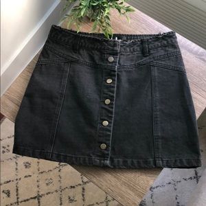 Lulus Black Mini Skirt